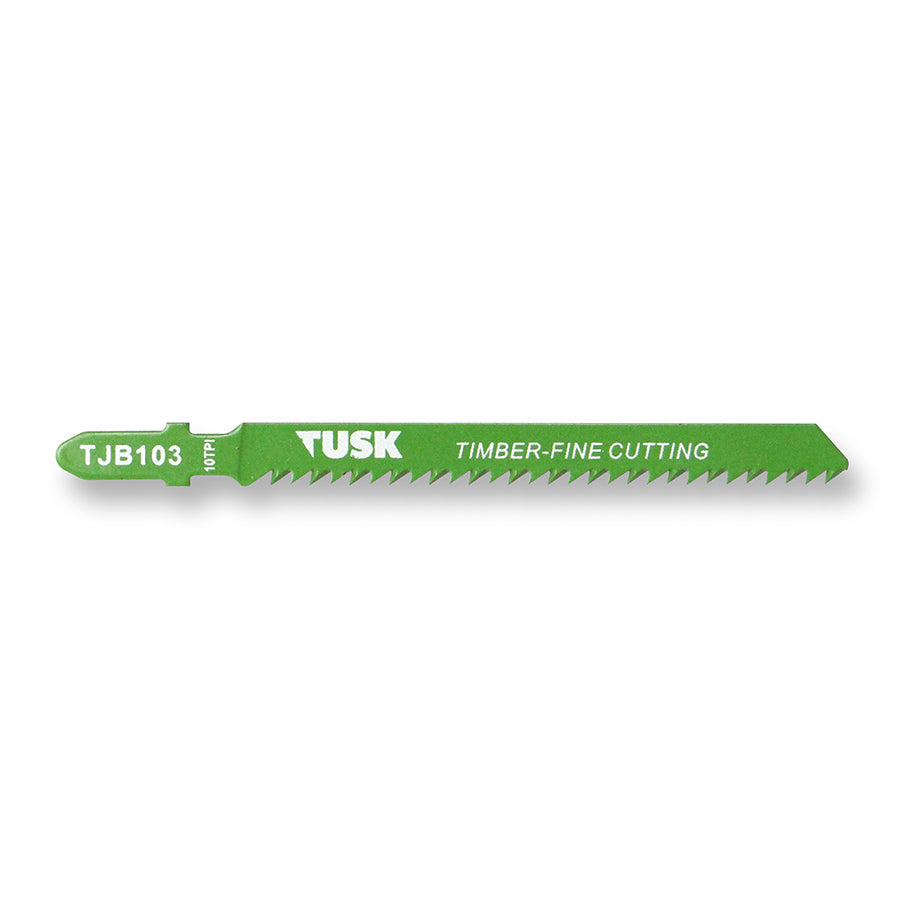 Jigsaw Blades for timber 100 x 10TPI BiM T-shank 2pc pack
