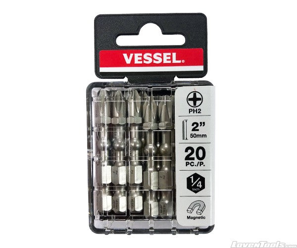 Impact Ball Torsion Bit PH2 50mm 20PC Tic Tac IBPH250P20T