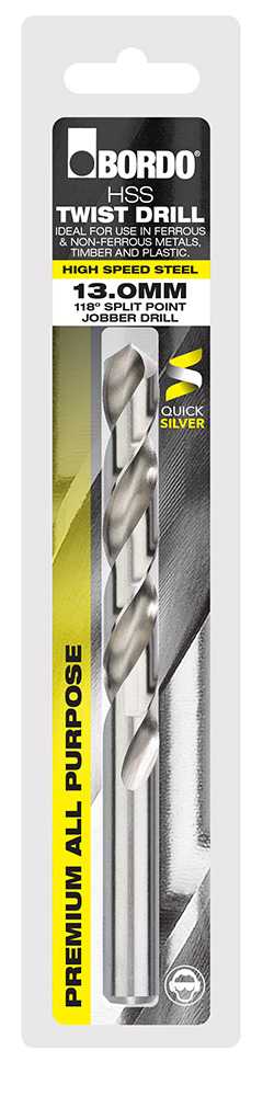 BORDO JOBBER DRILL 6.50mm (BRIGHT) SINGLE PACK