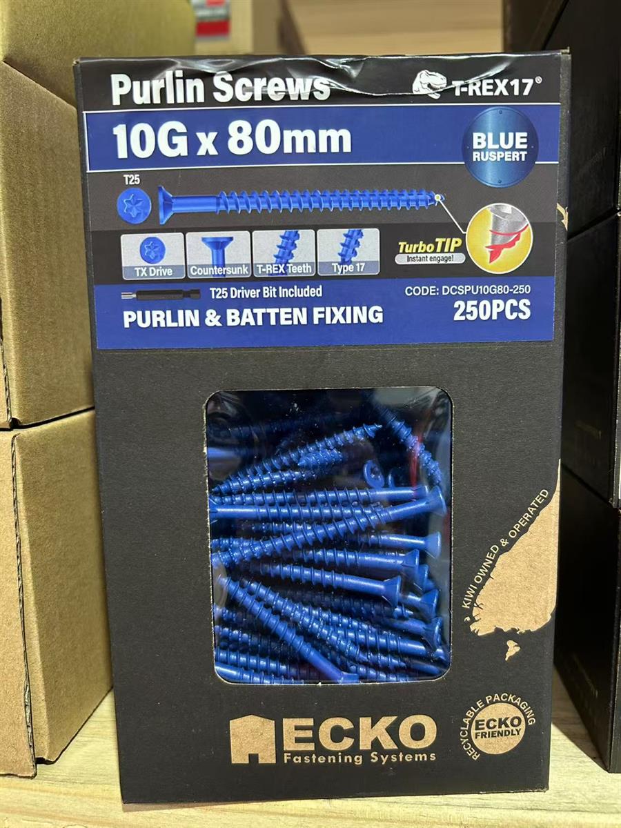 Purlin Screw Blue 10Gx80 T-REX17 (250)