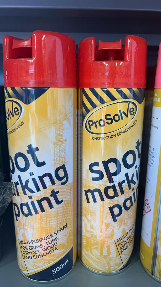 PROSOLVE MARKING PAINT 500ML FLUO RED