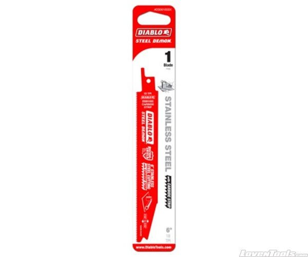 DIABLO 6" Steel Demon Solid Carbide Strip Recip Blade DS0618SSX - Lovens Building Supplies