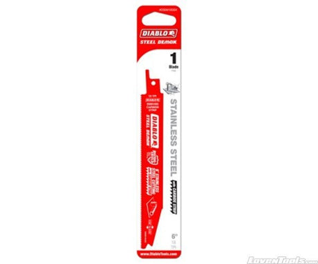 DIABLO 6" Steel Demon Solid Carbide Strip Recip Blade DS0618SSX - Lovens Building Supplies