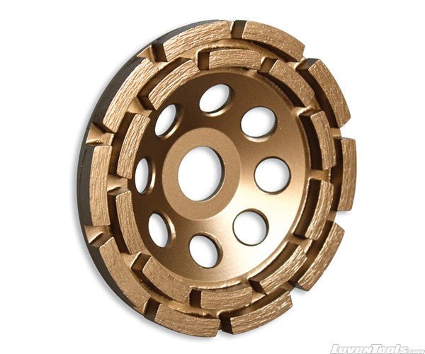 Double Row Grinding Wheel - 125 x 8 x 20T x 22.23 Middle Bond 60/80 - Lovens Building Supplies