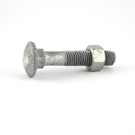 Fortress COACH BOLT/NUT GALV M12 - Lovens Building Supplies