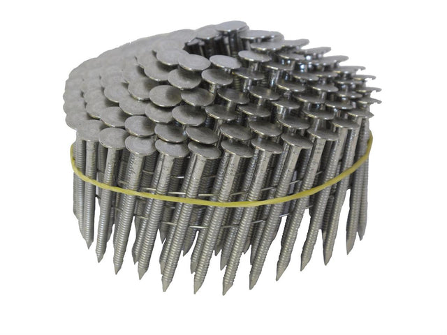 Kbao 10mm Head - 45 x 3.05 S/Steel Shingle Roofing Coil Nail 90pcs 1Roll RNSS30545 - 1 - Lovens Building Supplies