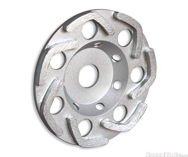 L Row Cup Grinding Wheel - 125 x 6 x 22.23 Middle Bond 30/40 - Lovens Building Supplies