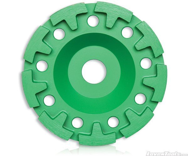 T Row Cup Grinding Wheel - 125 x 6 x 22.23 Middle Bond 100/120 - Lovens Building Supplies