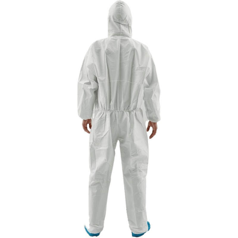 Total Safe Disposable Microporous Coverall White Size L - 4XL - Lovens Building Supplies