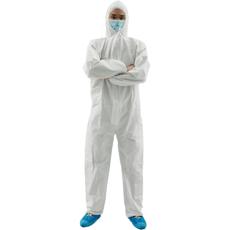 Total Safe Disposable Microporous Coverall White Size L - 4XL - Lovens Building Supplies