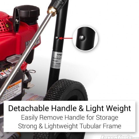 Typhoon TPW3000H 4.5HP 3000PSI Petrol Pressure Washer - Lovens Building Supplies