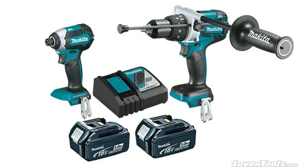 Makita Cordless 18V 5.0Ah Li-Ion Brushless 2Pc XT267T Combo Kit