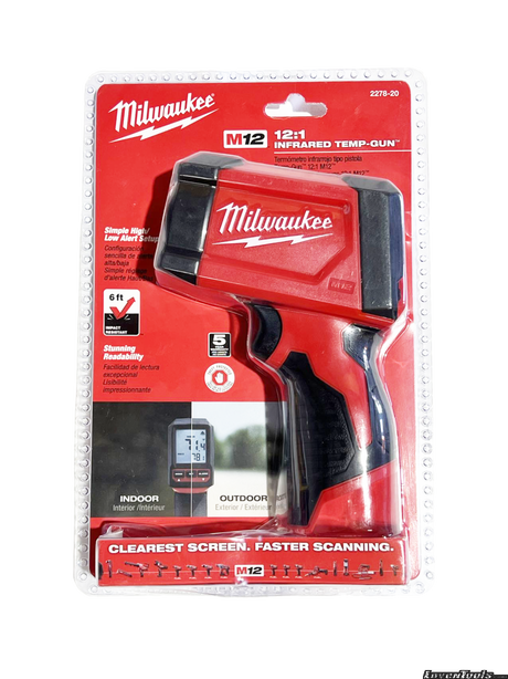 Milwaukee M12 12:1 Infrared Temp-Gun 2278-20