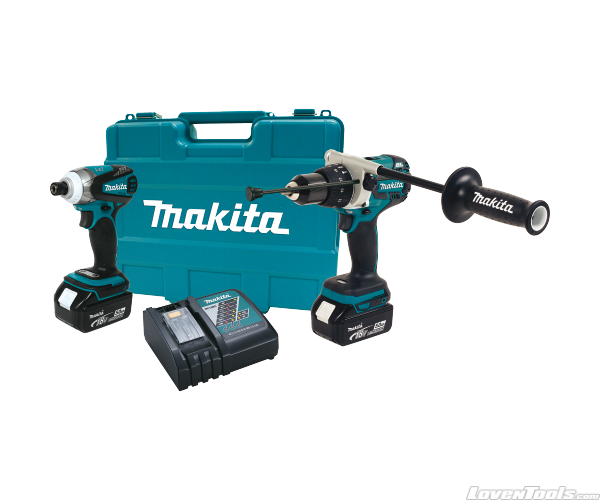 Makita Cordless 18V LXT Lithium Ion Brushless Drill Driver Kit XT252 Lovens