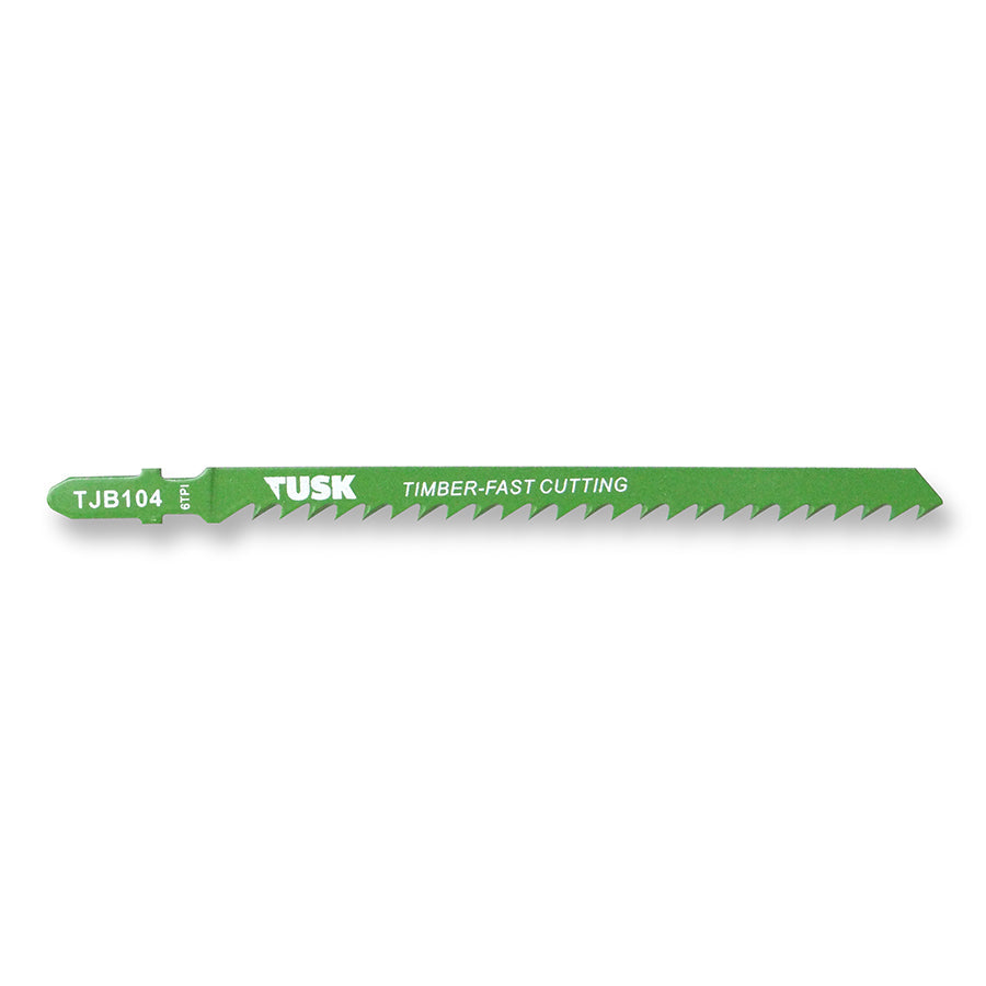 Jigsaw Blades for timber 132 x 6TPI BiM T-shank 2pc pack