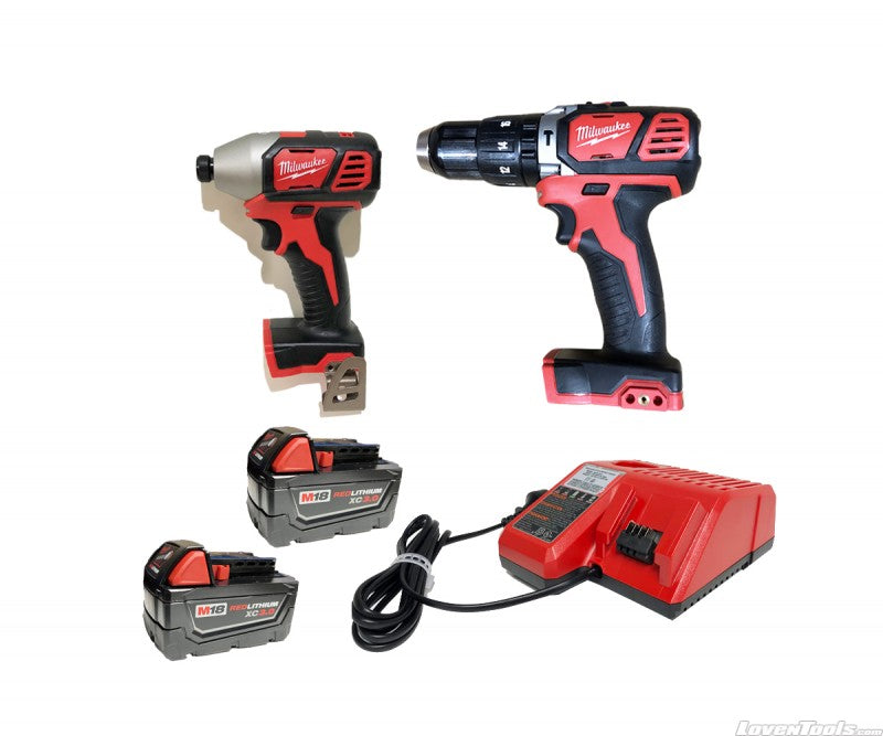 Milwaukee Cordless M18 2-Tool 3.0Ah 2697-22 Combo Kit