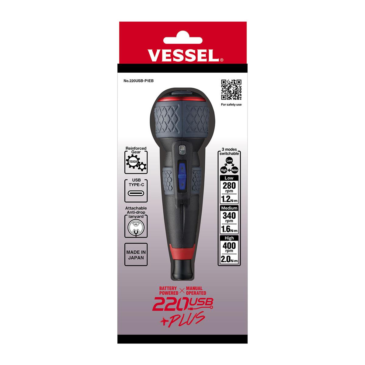 148529 220USB-P1EB RECHARGEABLE BG S/D