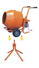 CEMENT MIXER WITH STAND:  PCM 5 WITH  HONEY COMB PALLET,ORANGE COLOR XH-PCM5-HS