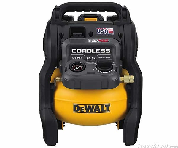 DeWALT Flexvolt 60V MAX 2.5 Gallon Cordless Air Compressor DCC2560