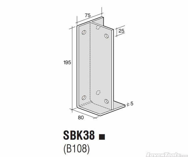 BEAM SUPPORT BRACKET S/S