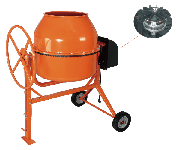 250L CEMENT MIXER WITH 3.5HP （INCLUDES PCM250 & PCM250 - BE) - Lovens Building Supplies