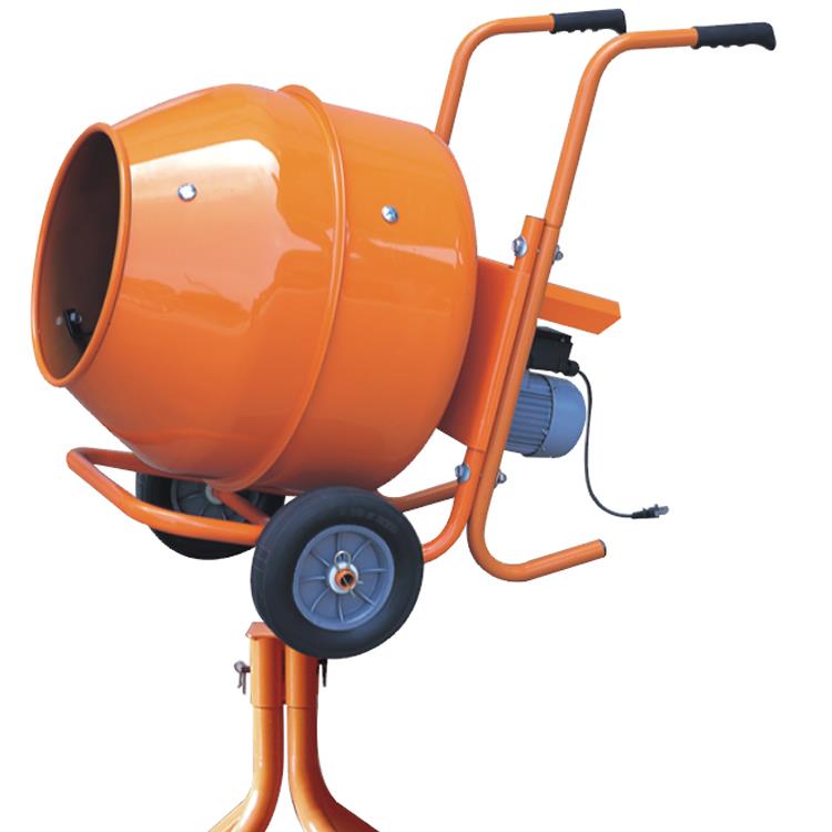 CEMENT MIXER WITH STAND:  PCM 5 WITH  HONEY COMB PALLET,ORANGE COLOR XH-PCM5-HS