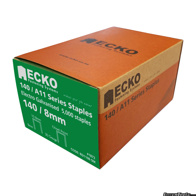 ECKO 140/8mm E/Galv. Staples