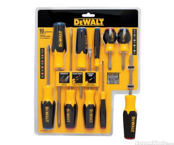 DeWALT 10pc Screwdriver Set DWHT62513