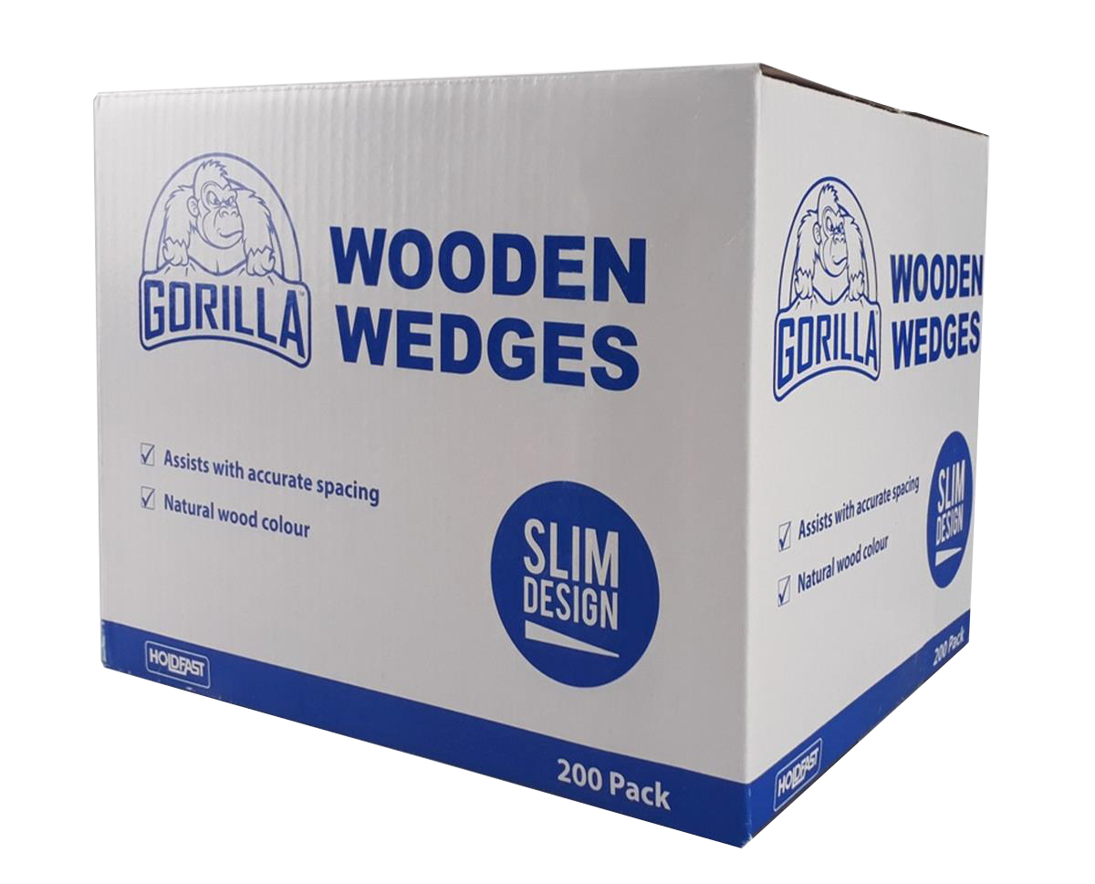 Gorilla Wedges Wooden 200pk 11505