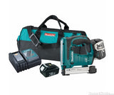 Makita Cordless 18V Lithium-Ion Stapler BST221 kit.