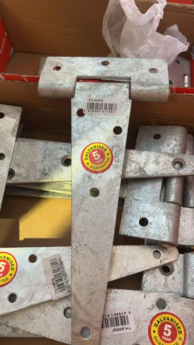 GARTNER T-HINGE HEAVY GALV 200MM BRASS PIN B20