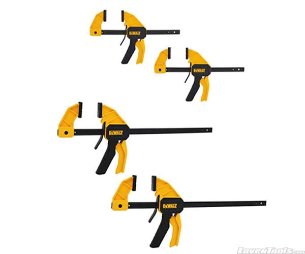 DeWALT DWHT83196 Medium and Large Trigger Clamp (4-Pack) DWHT83196