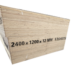 Stuctural Roofing Plywood 2400mm x1200mm x12mm H3.2 Treated F11 CC T&G STB-PLY2412-12T