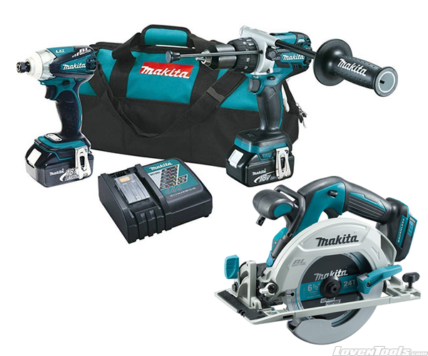 Makita Cordless 18V Brushless 3-Tools Combo Kit LXT253M