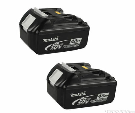 Makita 18V 4.0ah Li-ion Battery x 2 BL1840-2.