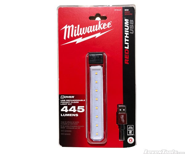 Milwaukee USB Rechargeable ROVER Pocket Flood Light 2112-21