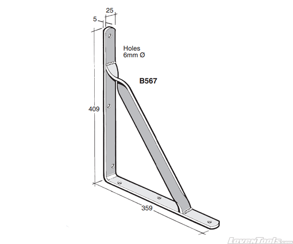 BOWMAC ANGLE BRACKETS (With Gusset) B567