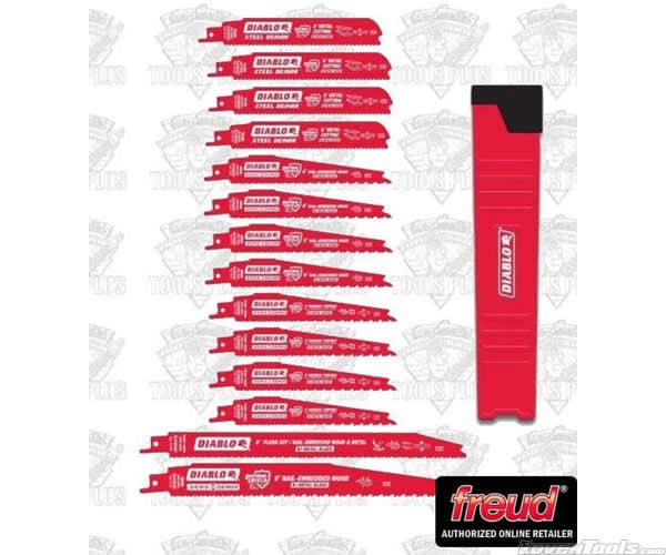 DIABLO Nail-Embedded Wood and Metal Demolition Recip Blade Set 14pc DS0014S