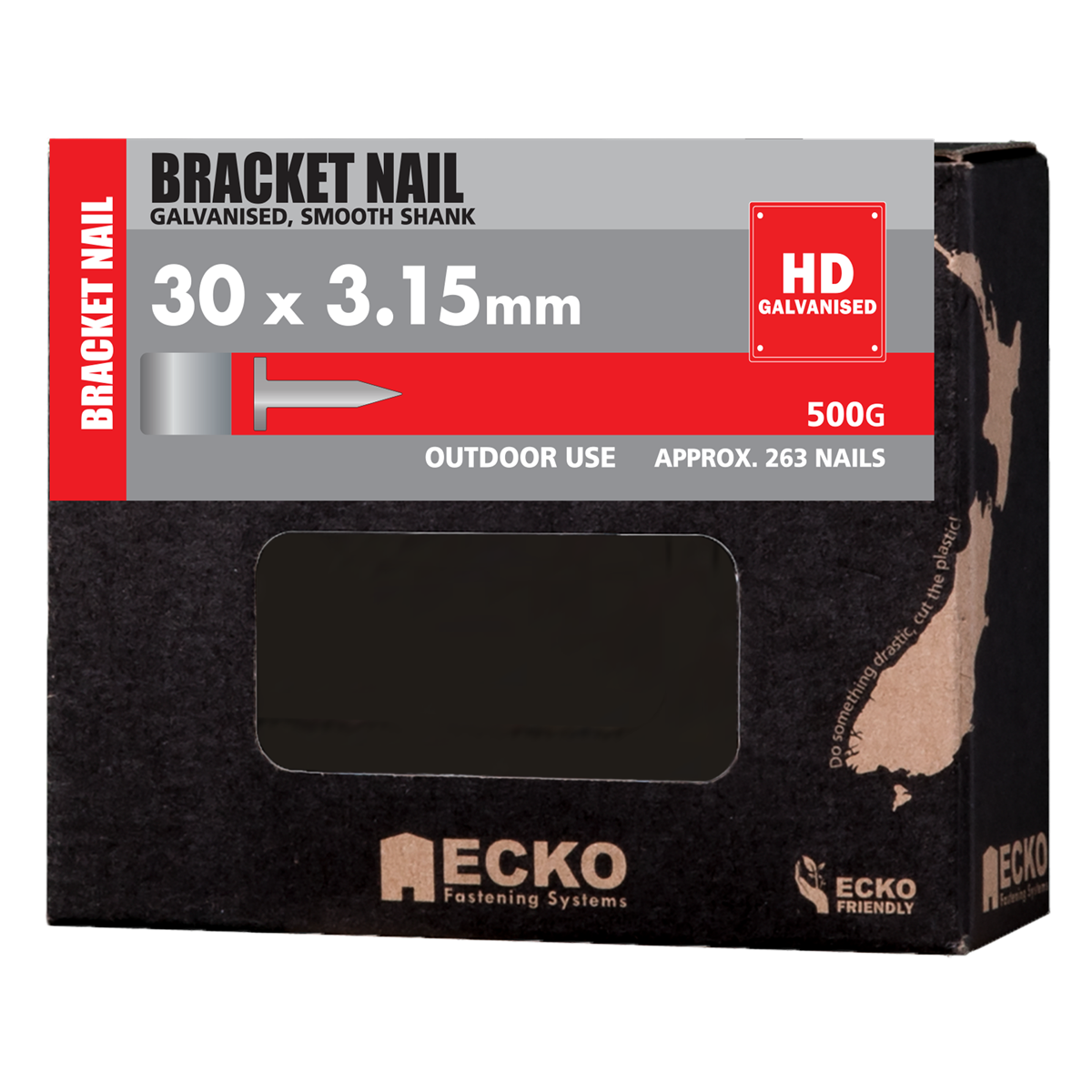 Bracket Nail HDG Smooth 30x3.15 (500G)
