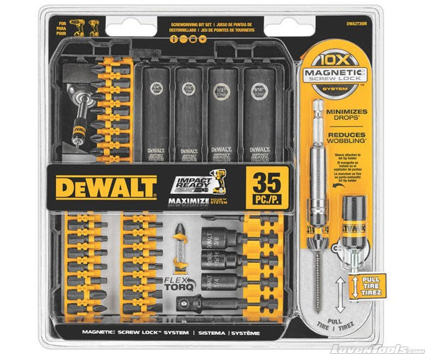 DeWALT Impact / Screw Driver Bits Set 35pc DWA2T35IR