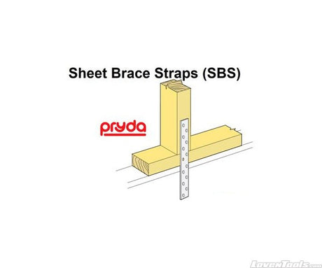 Sheet Brace Strap 25 x 1.0 x 300mm