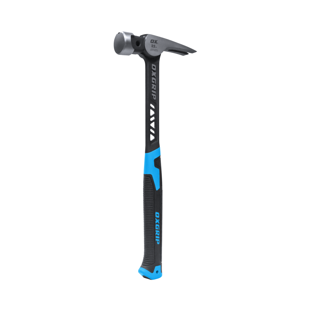 OX Pro Ultrastrike Framing Hammer Smooth Face Straight Claw - 22oz