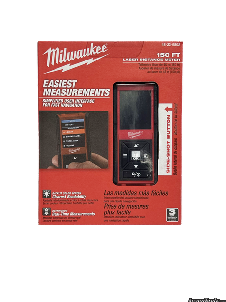 Milwaukee 150' Laser Distance Meter 48-22-9802