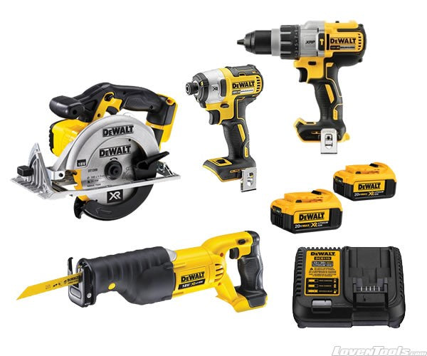 DeWALT Cordless 20V 4-Tools Combo Kit DCK496P2