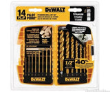 DeWALT 14PC Titanium PP Drill Bit Set DW1354