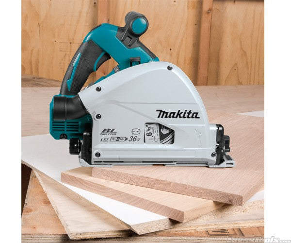 Makita Cordless 36V (18V X 2) LXT Brushless 6-1/2" Plunge Circular Saw XPS01Z