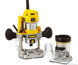 DeWALT Corded 900W 1/4in Combination Plunge & Fixed Base Router