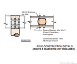 BOWMAC POLE BEAM BRACKET