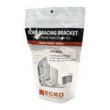 ECKO Bracing Bracket Hold Down Kit (Bracing Bracket x 2, Hex Screw 14gx35mm x 10, Screw Bolt M10x140mm x 2)