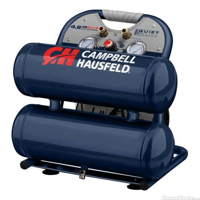 CAMPBELL HAUSFELD TWIN STACK 1HP COMPRESSOR 17L TANKS IC040510DI